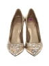 Stuart Weitzman 100% Leather Paisley Ivory Heels Size EU 38 1/2 - photo 2