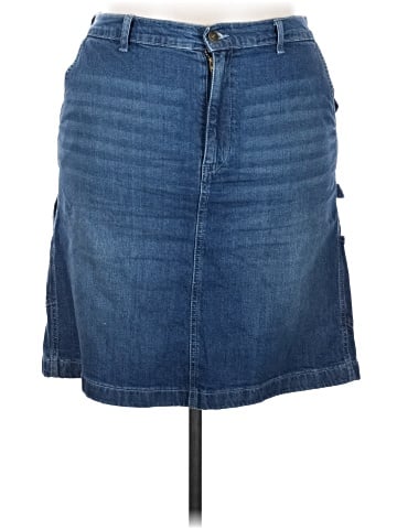 Gloria Vanderbilt Denim Skirt (view 1)