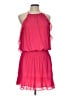 Parker 100% Polyester Solid Pink Cocktail Dress Size L - photo 1