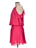 Parker 100% Polyester Solid Pink Cocktail Dress Size L - photo 5