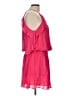 Parker 100% Polyester Solid Pink Cocktail Dress Size L - photo 4