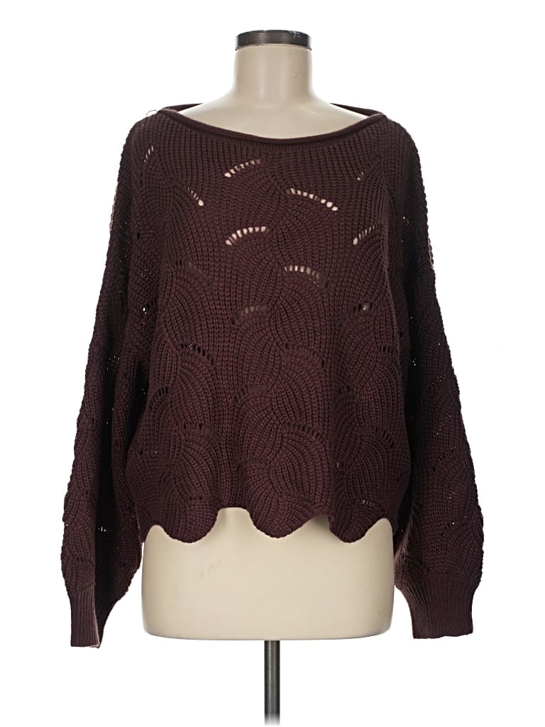 Click to view more detailed imagery on our partner's website Pre-owned Lulus Pullover Sweater In Burgundy
