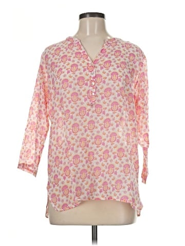 Rock Flower Paper 3/4 Sleeve Blouse (view 1)