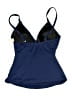 Apt. 9 Solid Blue Swimsuit Top Size S - photo 2