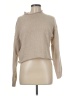 Debut 100% Polyester Metallic Tan Turtleneck Sweater Size Med - Lg - photo 1
