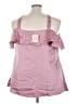 BLOOMCHIC 100% Polyester Pink Sleeveless Blouse Size 22 - photo 2