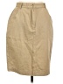 Willow Ridge 100% Cotton Solid Tan Casual Skirt Size 10 - photo 1