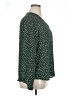 41Hawthorn 100% Polyester Polka Dots Green Long Sleeve Blouse Size XL - photo 4
