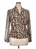 Chenault Brown Long Sleeve Blouse Size XL - photo 1
