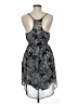 Ecote 100% Polyester Paisley Gray Casual Dress Size M - photo 2