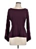 Venus Burgundy Long Sleeve Blouse Size L - photo 1