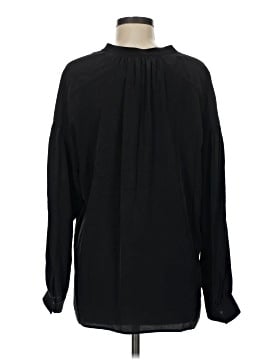 Vince. Long Sleeve Silk Top (view 2)