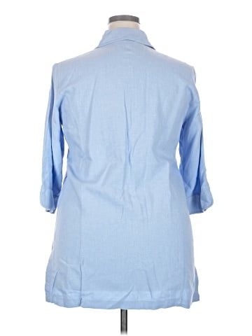 Jessica Holbrook 3/4 Sleeve Button-Down Shirt (view 2)