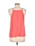 Lily White 100% Polyester Orange Sleeveless Blouse Size L - photo 2