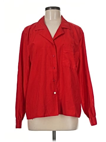 Ship'n Shore Long Sleeve Button-Down Shirt (view 1)