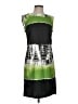 BCBGMAXAZRIA Graphic Green Cocktail Dress Size S - photo 1