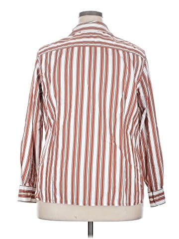 Jones New York Signature Long Sleeve Button-Down Shirt (view 2)