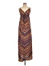 Bailey Blue 100% Polyester Print Brown Casual Dress Size S - photo 1
