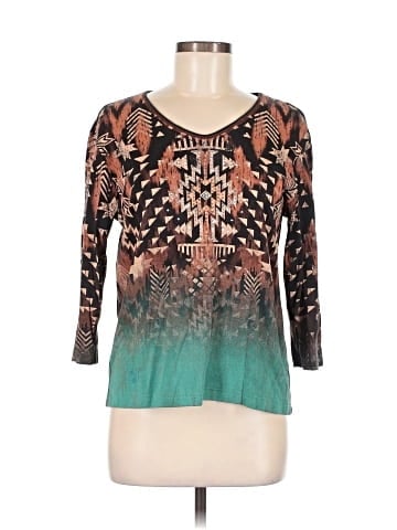 Cactus Bay Apparel Inc. by Lynee 3/4 Sleeve Top (view 1)
