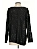 DKNYC Metallic Silver Long Sleeve Top Size S - photo 2