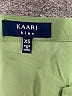 Kaari Blue 100% Polyester Green Sleeveless Blouse Size XS - photo 7