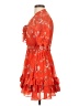 Nicholas 100% Polyester Orange Cocktail Dress Size 4 - photo 5