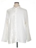 Peace Love World 100% Polyester Metallic Ivory Long Sleeve Blouse Size XL - photo 1