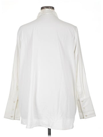 Peace Love World Long Sleeve Blouse (view 2)