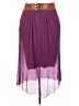 Magic 100% Polyester Purple Formal Skirt Size 3X - photo 1