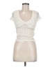Full Tilt Ivory Short Sleeve Top Size M - photo 1
