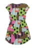 Lularoe Print Green Dress Size 8 - photo 2
