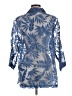 TanJay Blue 3/4 Sleeve Button-Down Shirt Size L - photo 2