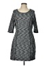 Soybu Chevron-herringbone Gray Casual Dress Size L - photo 1