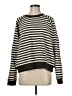 DONNI 100% Cotton Stripes Black Pullover Sweater Size M - photo 1