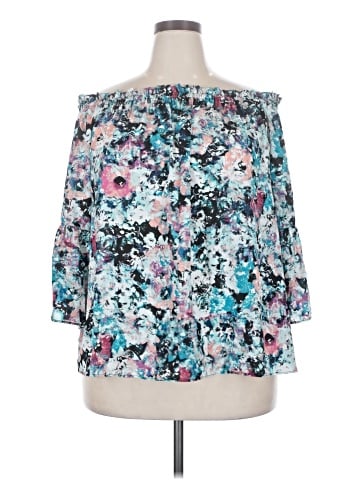 Boutique + 3/4 Sleeve Blouse (view 1)