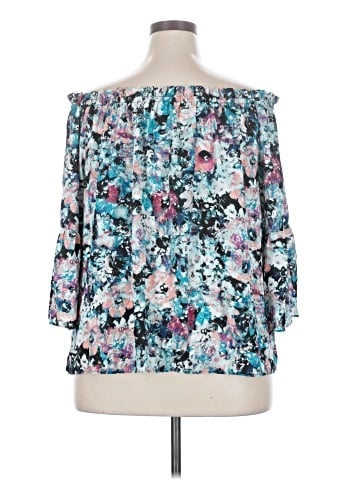 Boutique + 3/4 Sleeve Blouse (view 2)