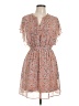 DR2 100% Polyester Paisley Tan Casual Dress Size L - photo 1