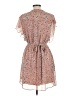 DR2 100% Polyester Paisley Tan Casual Dress Size L - photo 2