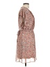 DR2 100% Polyester Paisley Tan Casual Dress Size L - photo 4