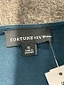 Fortune + Ivy 100% Polyester Teal Short Sleeve Blouse Size XL - photo 7