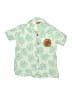 Nintendo Paisley Green Short Sleeve Button-Down Shirt Size 130 cm / US 8 - photo 1
