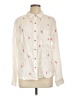 Billy T Hearts Ivory Long Sleeve Button-Down Shirt Size XL - photo 1