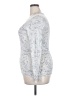 J. McLaughlin Paisley Silver Pullover Sweater Size L - photo 5