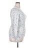 J. McLaughlin Paisley Silver Pullover Sweater Size L - photo 4