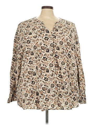 Ellos Long Sleeve Henley (view 1)