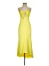 Aidan Mattox Solid Yellow Cocktail Dress Size 2 - photo 1