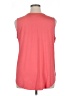 Papermoon 100% Polyester Orange Sleeveless Blouse Size 1X - photo 2