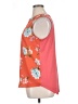 Papermoon 100% Polyester Orange Sleeveless Blouse Size 1X - photo 5