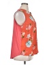 Papermoon 100% Polyester Orange Sleeveless Blouse Size 1X - photo 4