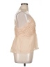 Robert Rodriguez 100% Polyester Tan Sleeveless Blouse Size XL - photo 4